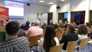 Aragón Exterior e Ibercaja renuevan el convenio para la promoción de los Desayunos Arex Network