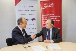 Lee más sobre el artículo Aragón Exterior e Ibercaja renuevan su acuerdo para desarrollar Desayunos Arex de promoción de la internacionalización