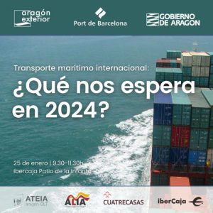 Lee más sobre el artículo La situación del transporte marítimo, protagonista el jueves 25 de una jornada de Aragón Exterior y el Puerto de Barcelona