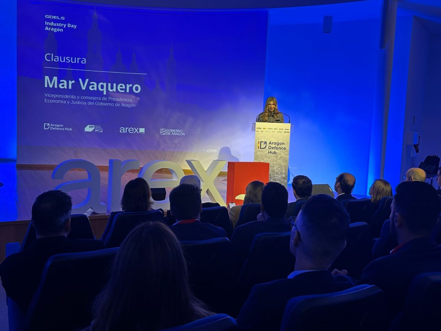 En este momento estás viendo Mar Vaquero resalta que Aragón “está preparado” para aumentar su importancia “ya notable” en el sector de la defensa