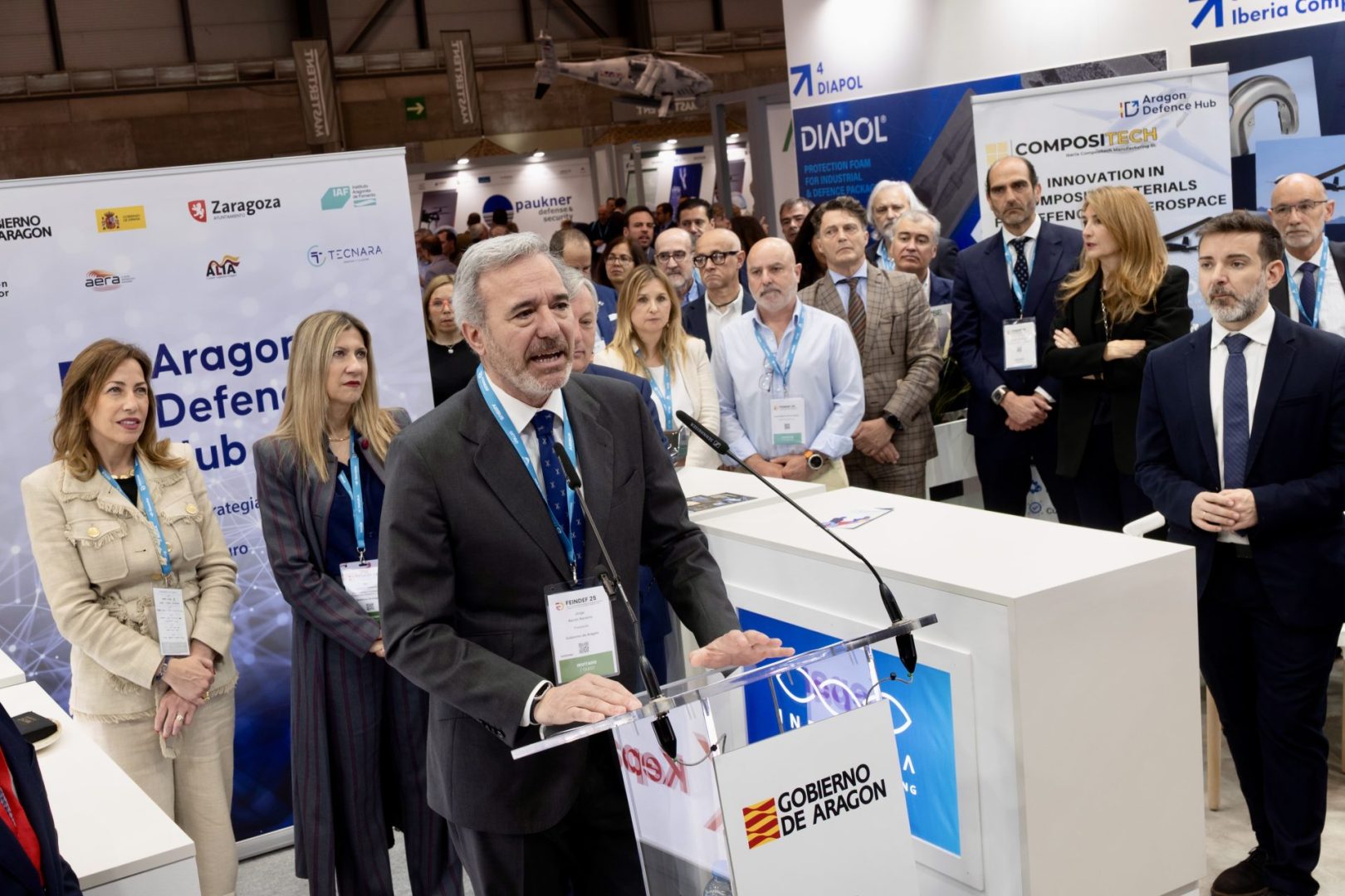 Lee más sobre el artículo AREX y la dirección general de Promoción Industrial e Innovación preparan la participación aragonesa en FEINDEF 2027